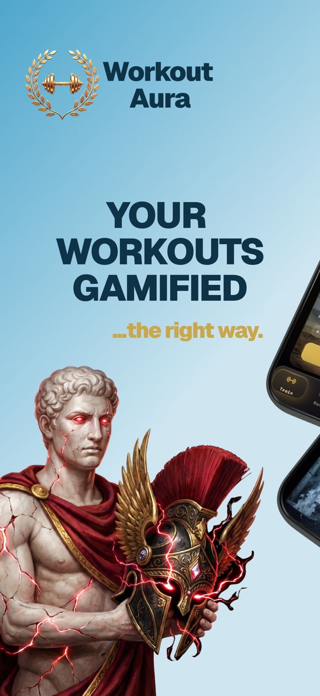Workout Aura — your workouts, gamified the right way